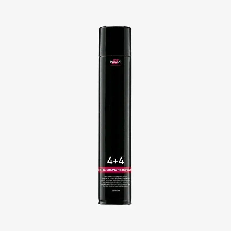 4+4 Extra Strong Hairspray Indola 500ml lacca extra forte