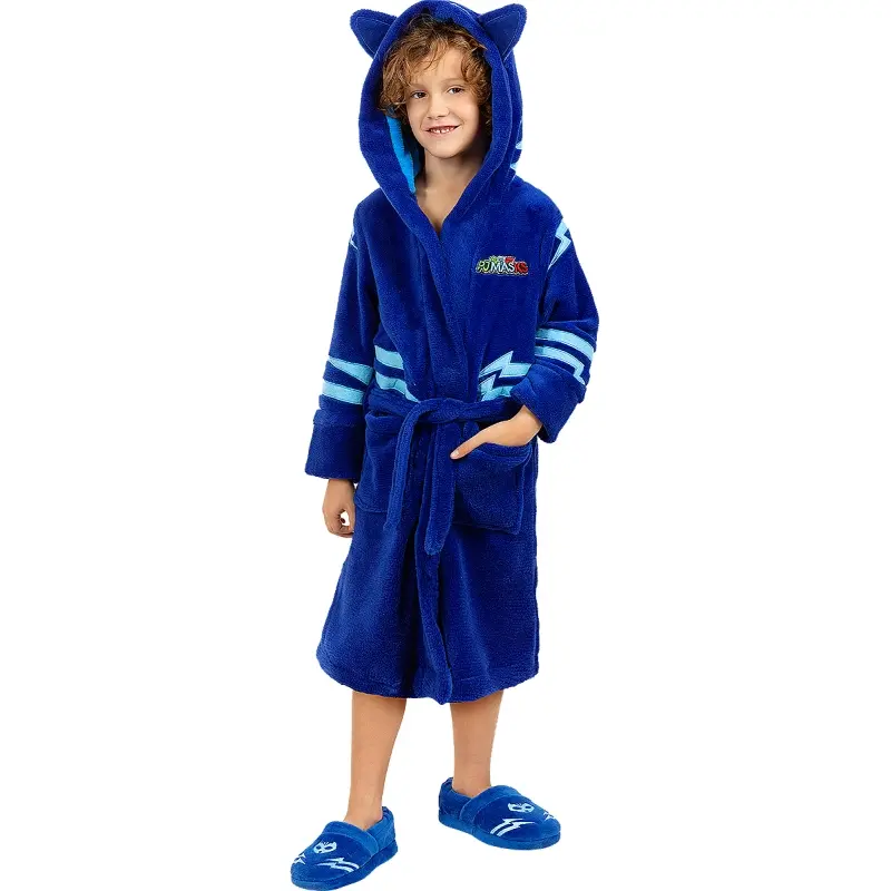 Accappatoio in pile Gattoboy bambino