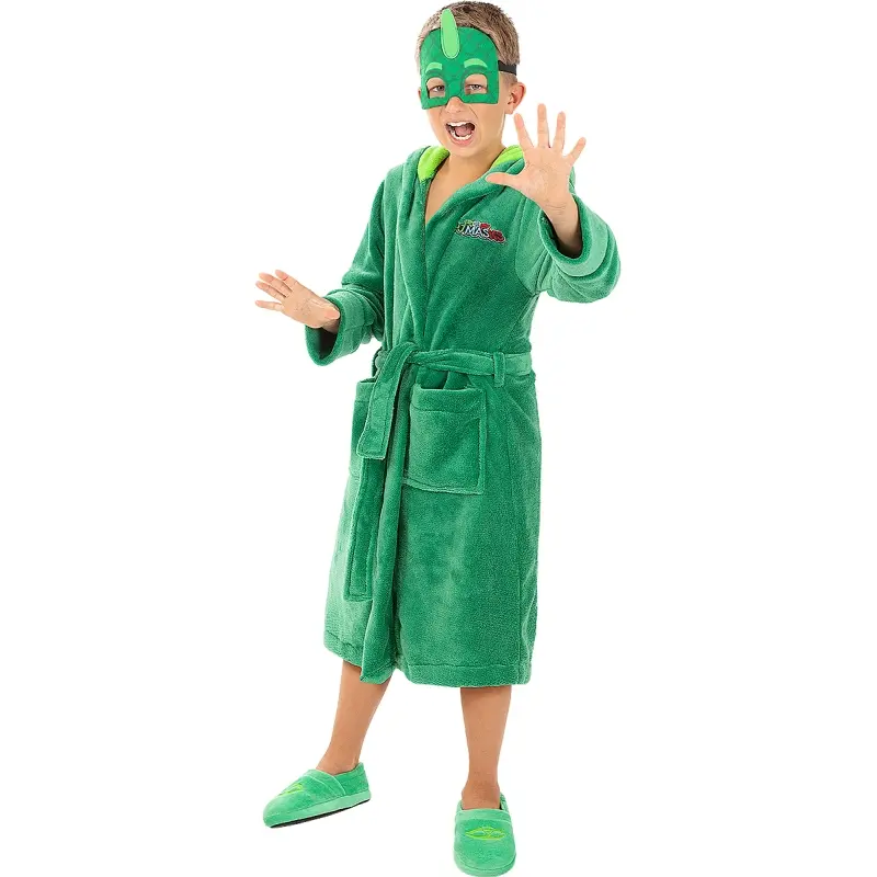 Accappatoio in pile Geco bambino