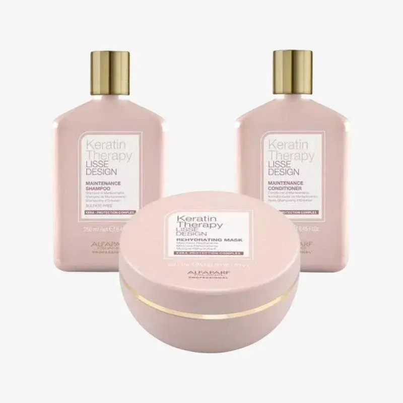 Alfaparf Keratin Therapy Kit Shampoo Balsamo e Maschera