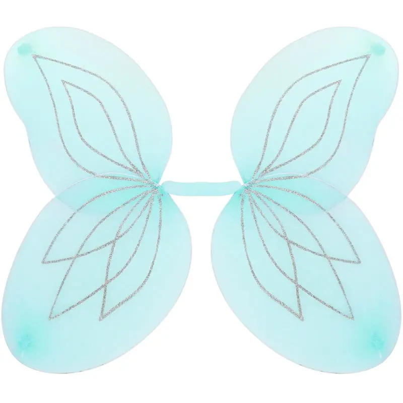 Ali glitterate blu