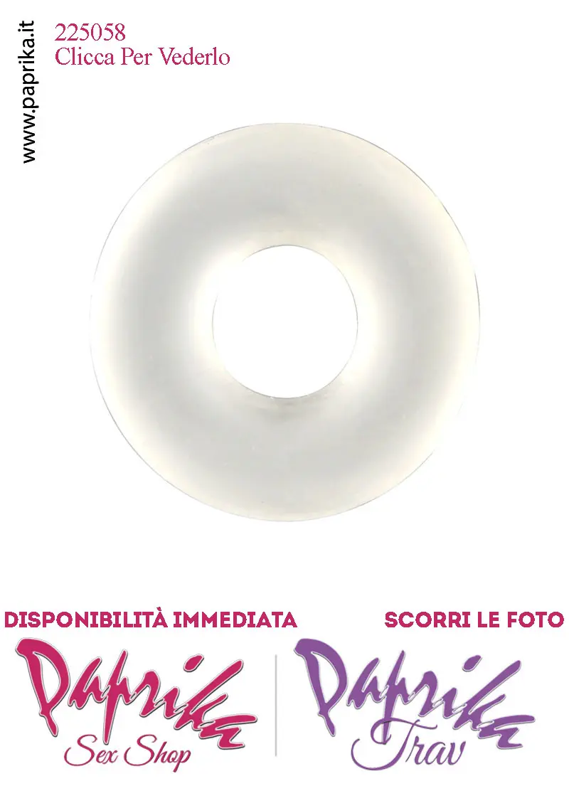 Anello Fallico Elasticizzato Morbido Trasparente Efficace TPE
