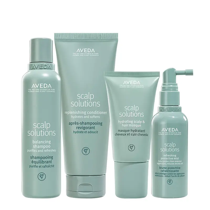 Aveda Scalp Solutions Balancing Shampoo 200ml Conditioner 200ml Masque 150ml Mist 100ml