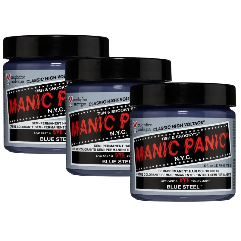 Blue Steel – Classic High Voltage 118 ml – Set 3 Vasetti (-15%)