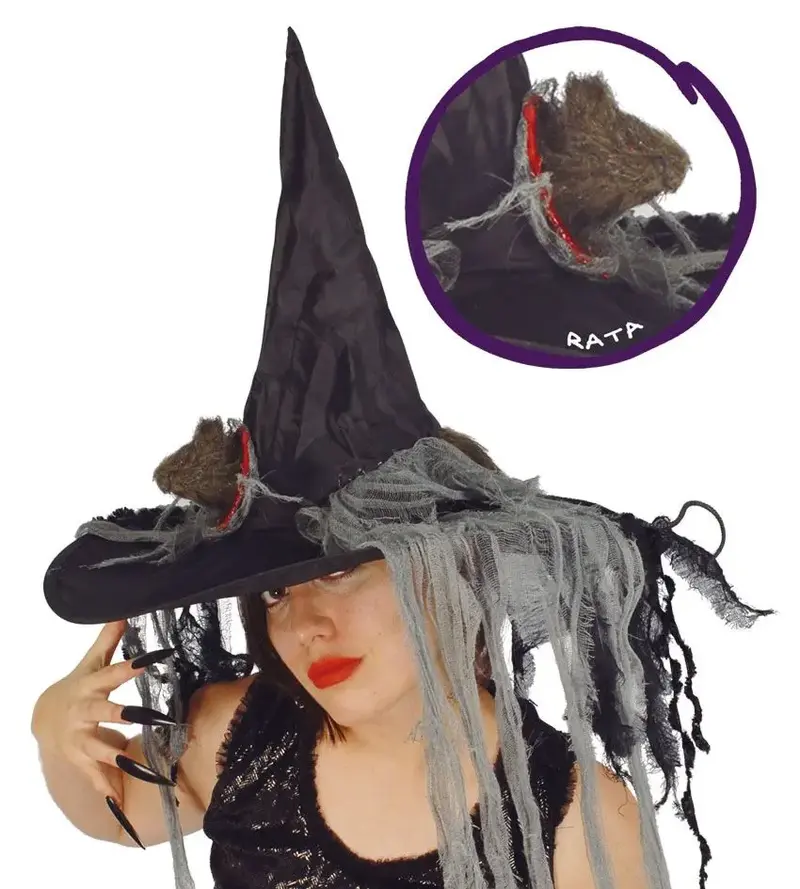Cappello Strega con TOPO