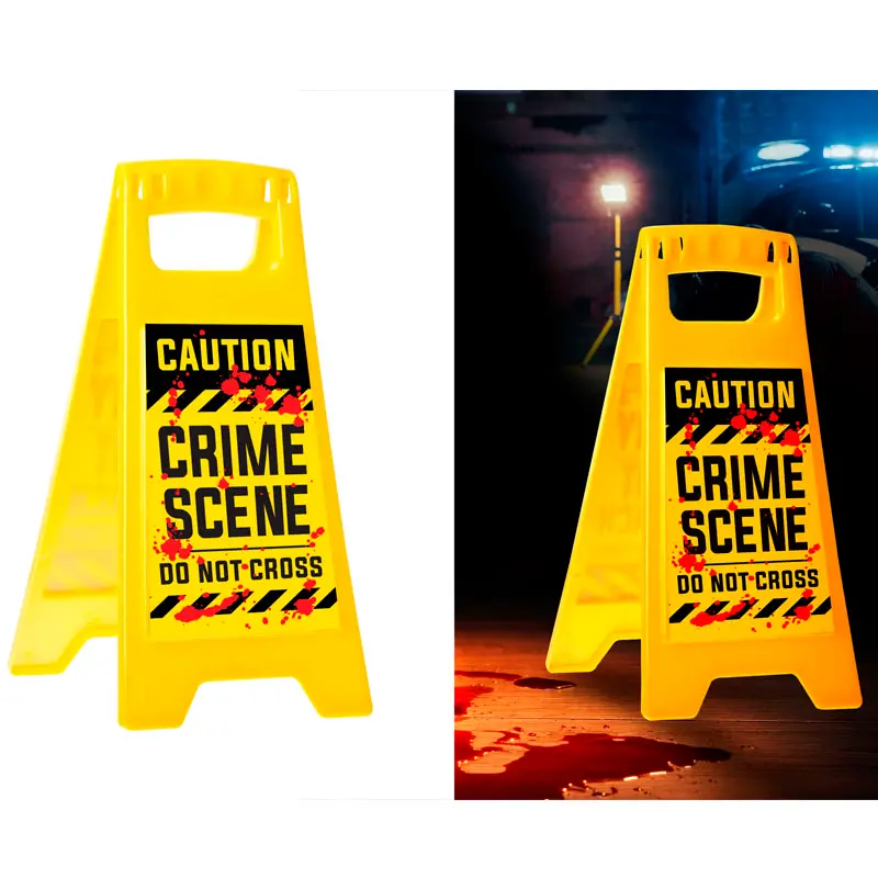 Cartello Caution Crime Scene