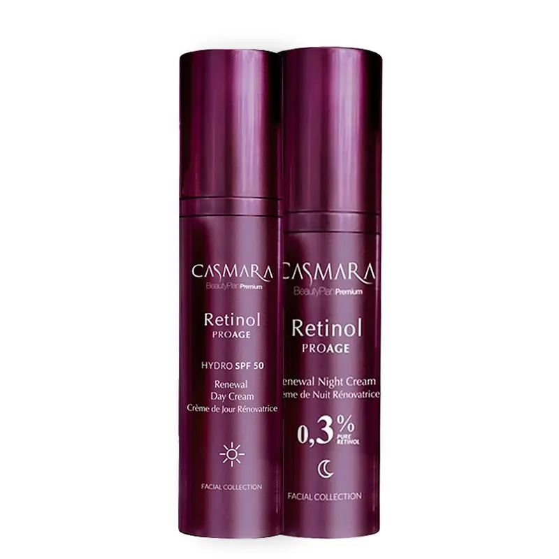 Casmara Retinol Proage Renewal Day Cream Spf50 50ml Night Cream 0.30% 50ml