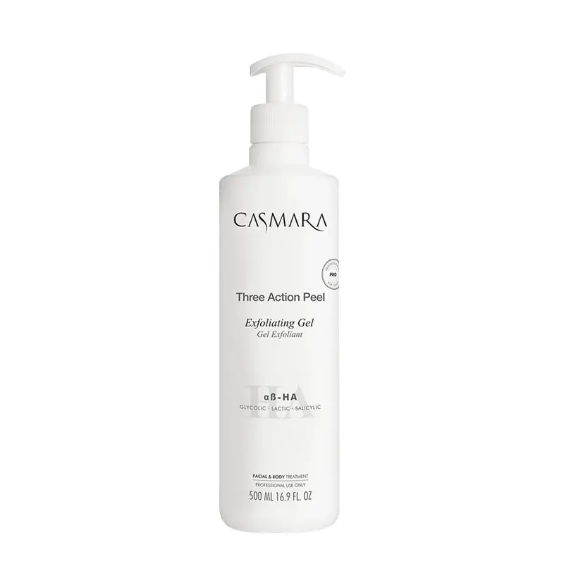 Casmara Three Action Peel 500ml - gel viso esfoliante