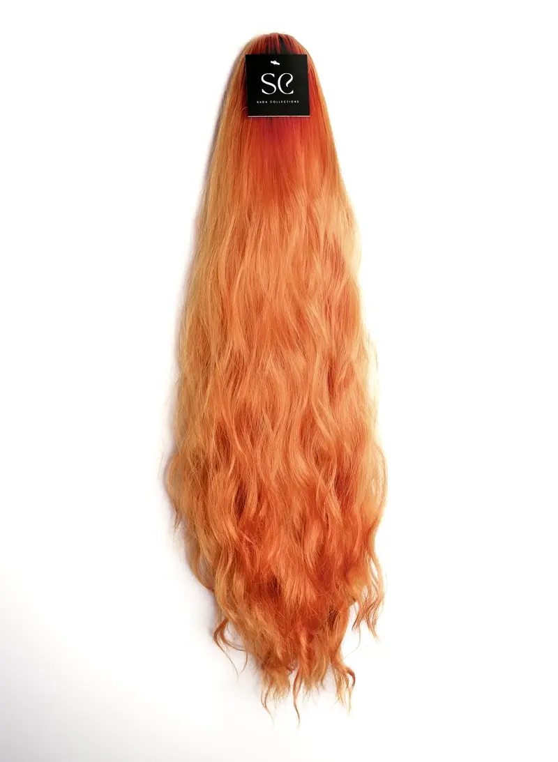 Coda di cavallo arancione “Rachel”