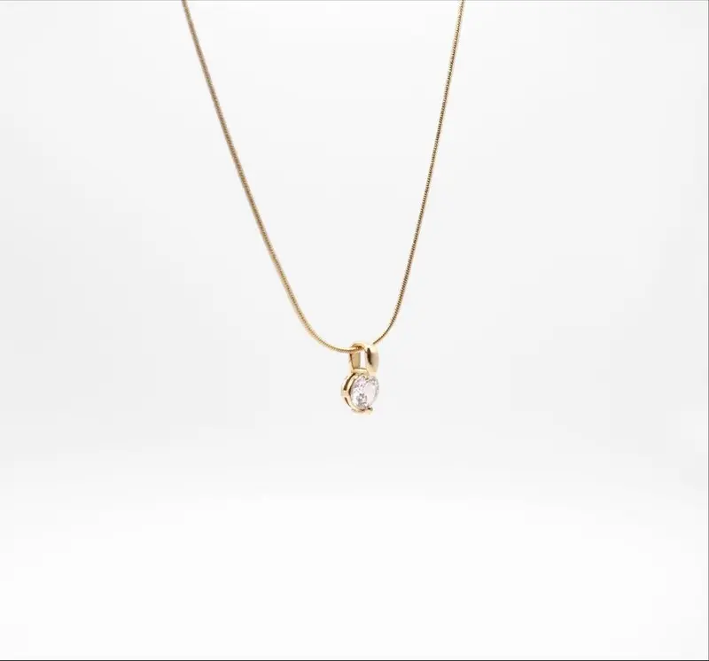 Collana con zircone