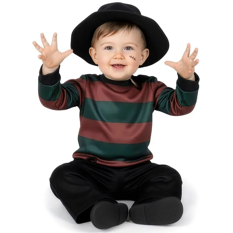 Costume da Assassino Freddy per neonato