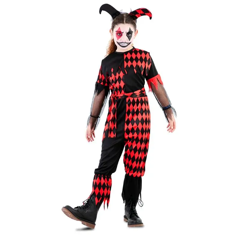 Costume da Buffona Sinistra per bambina