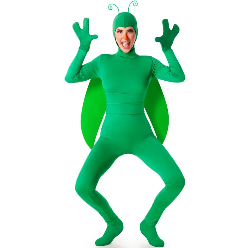 Costume da Cavalletta verde per donna