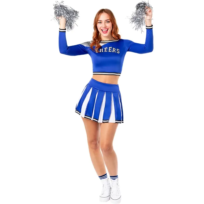 Costume da Cheerleader Blu per donna
