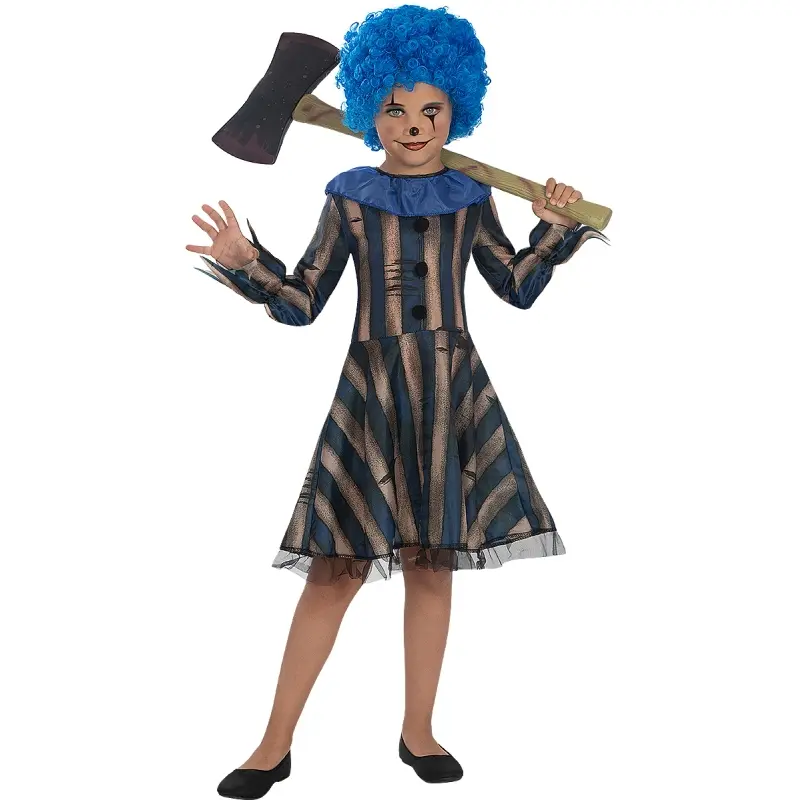 Costume da Clown Spaventosa per bambina
