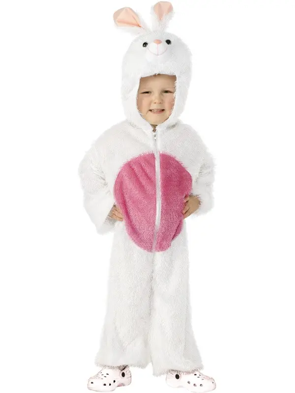 Costume da coniglio bianco bambino