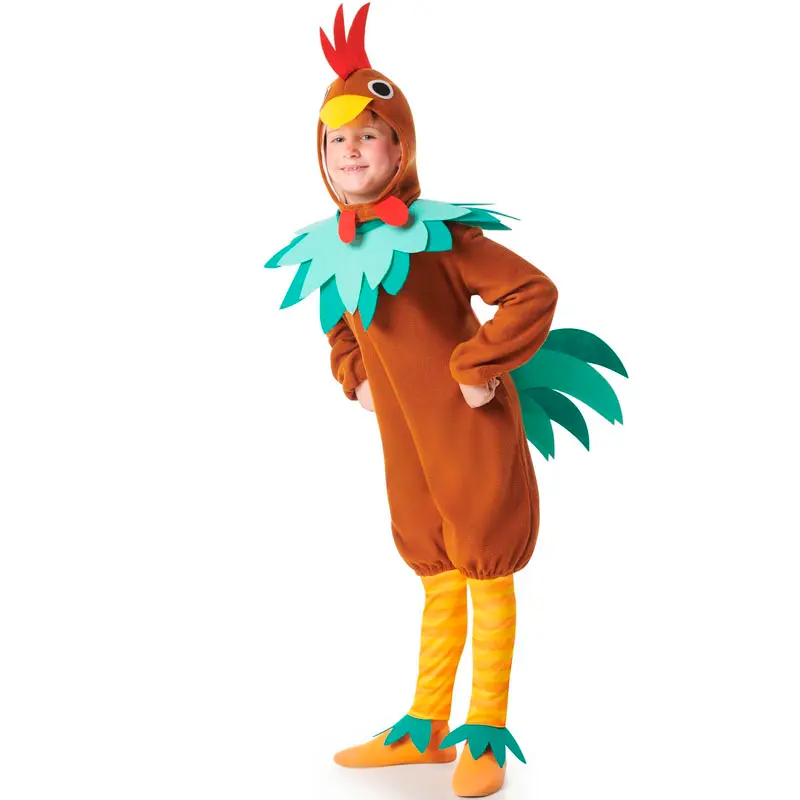 Costume da Gallo marrone per bambino