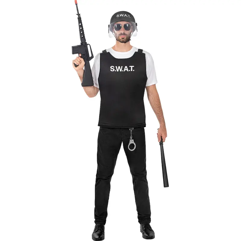 Costume da Gilet SWAT per uomo