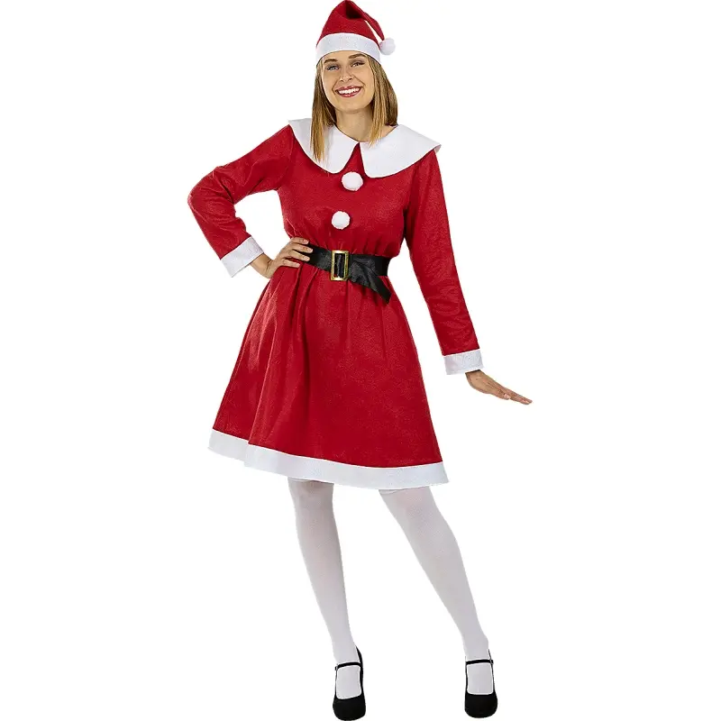 Costume da Mamma Natale tradizionale per donna