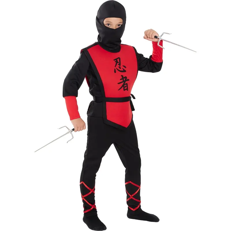 Costume da Ninja Fuoco Rosso per bambino