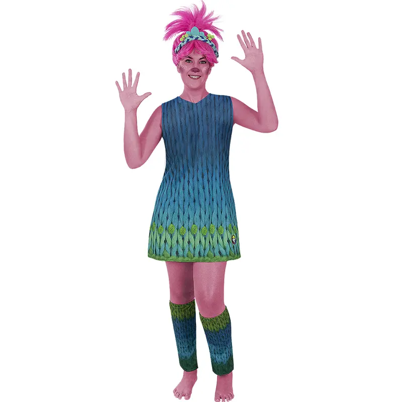 Costume da Poppy dei Trolls per donna
