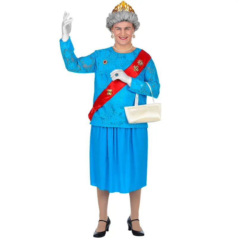 Costume da Regina d'Inghilterra per uomo