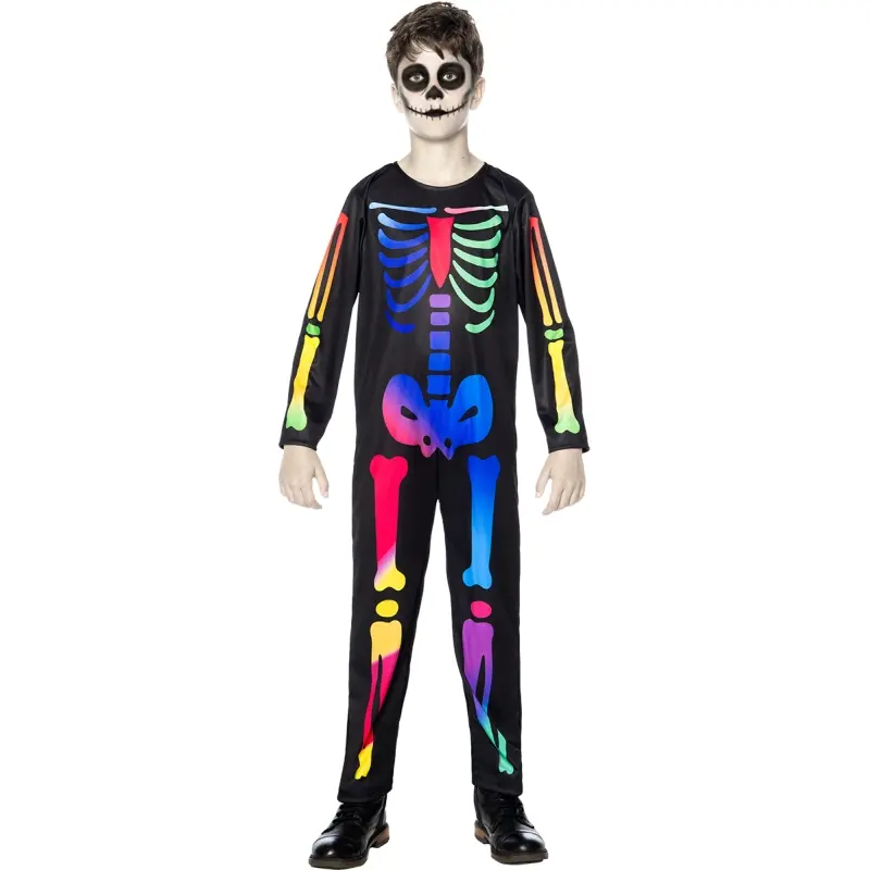Costume da Scheletro Colorato per bambino