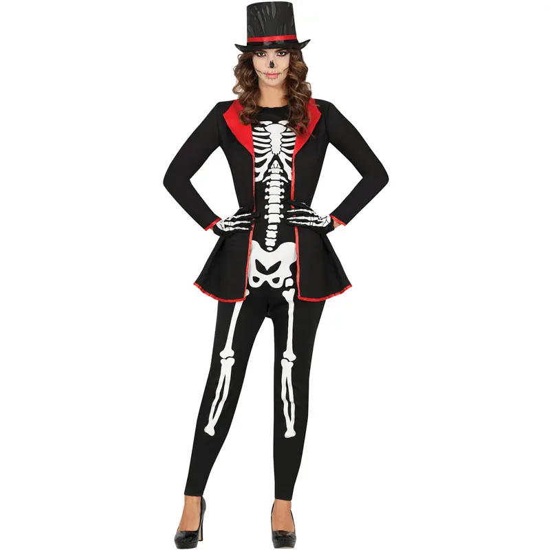 Costume da Scheletro elegante e sinistro per donna