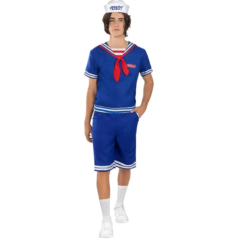 Costume da Steve Ahoy Stranger Things Ufficiale Netflix per uomo