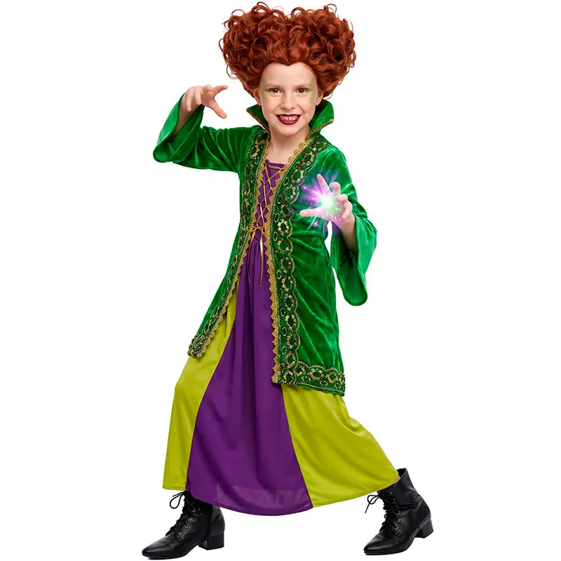 Costume da Strega Verde Winifred per bambina