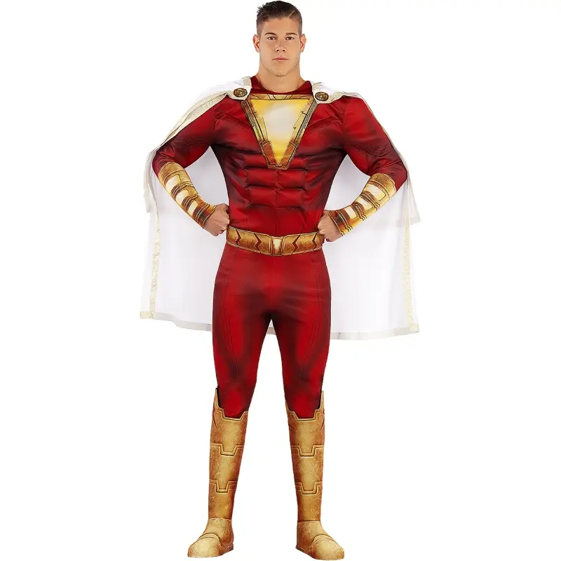 Costume da Supereroe Shazam per uomo