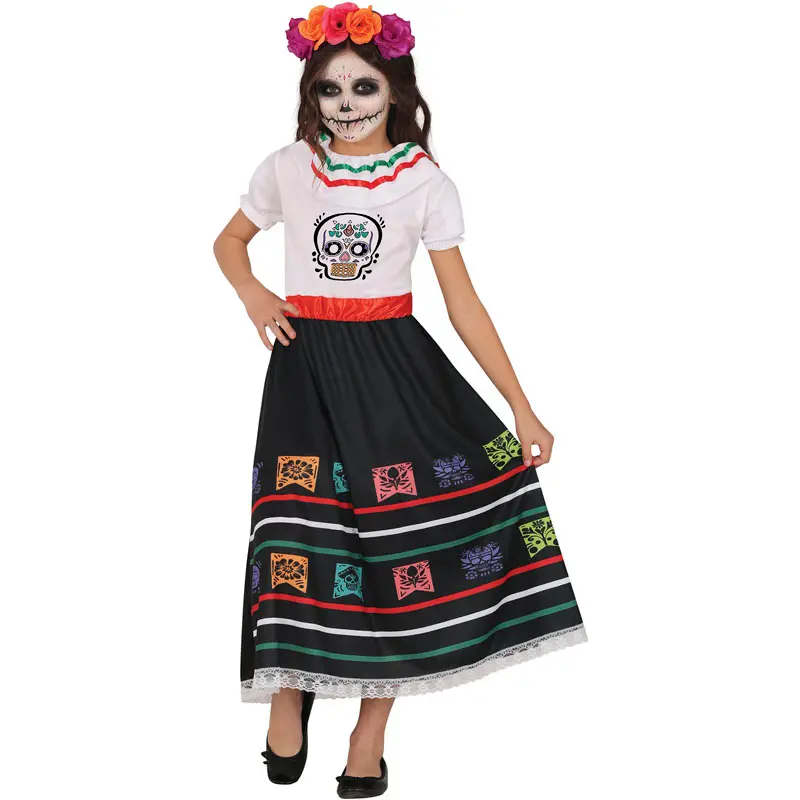 Costume da Teschio Catrina per bambina