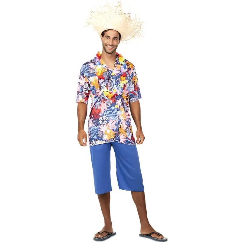 Costume da turista hawaiano per uomo