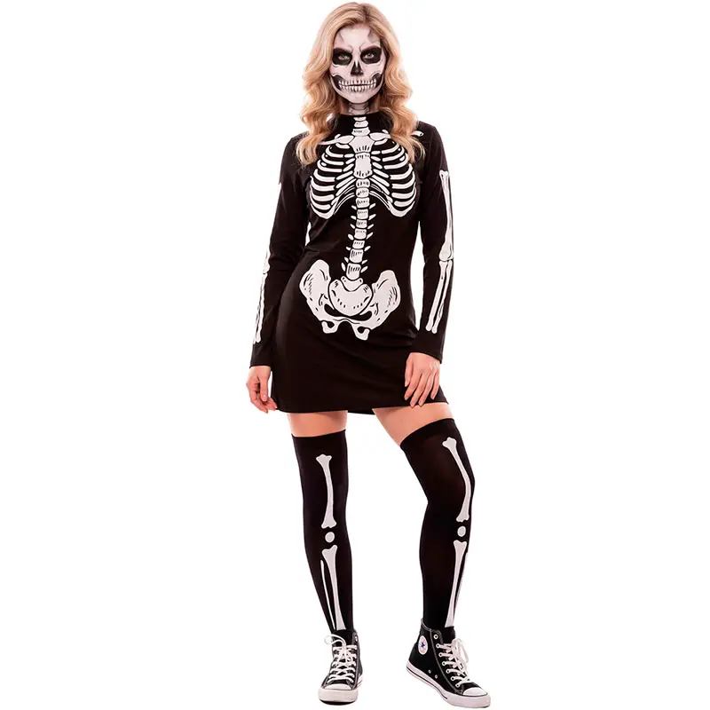Costume da Vestito Scheletro per donna