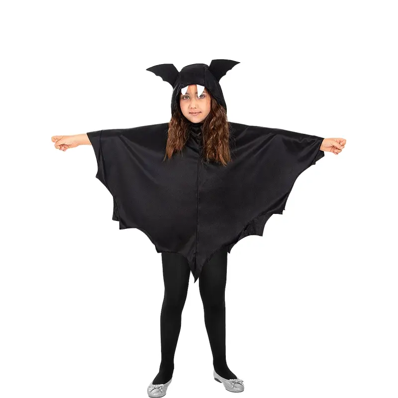 Costume di Mantello nero pipistrello per bambini