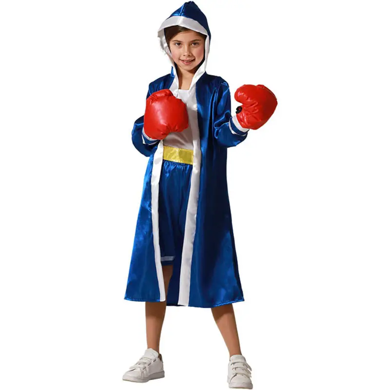 Costume di Pugile blu per bambini