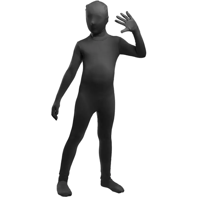 Costume di Seconda Pelle Nera per bambini