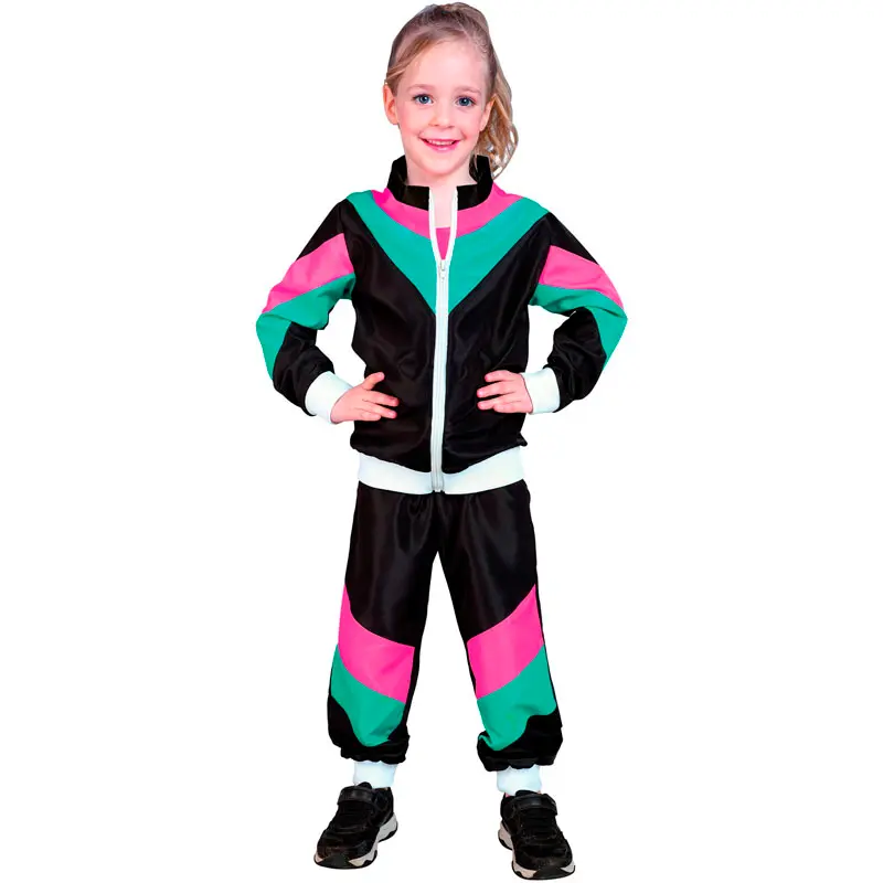 Costume di Tuta Retro Nera per bambini