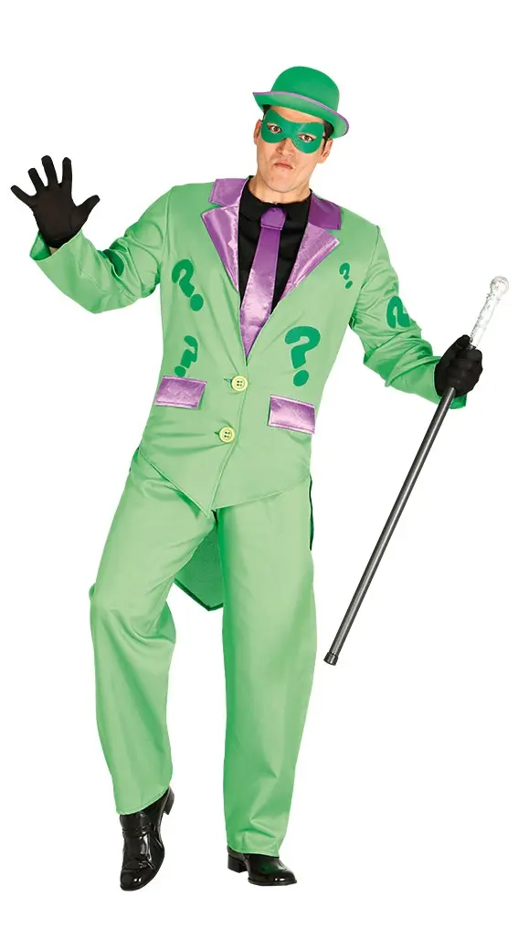 Costume MALVAGIO VERDE ENIGMISTA