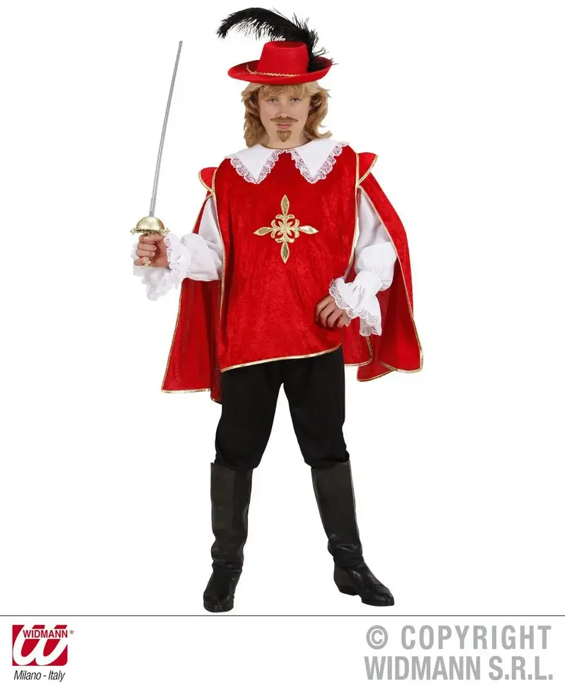 Costume MOSCHETTIERE rosso