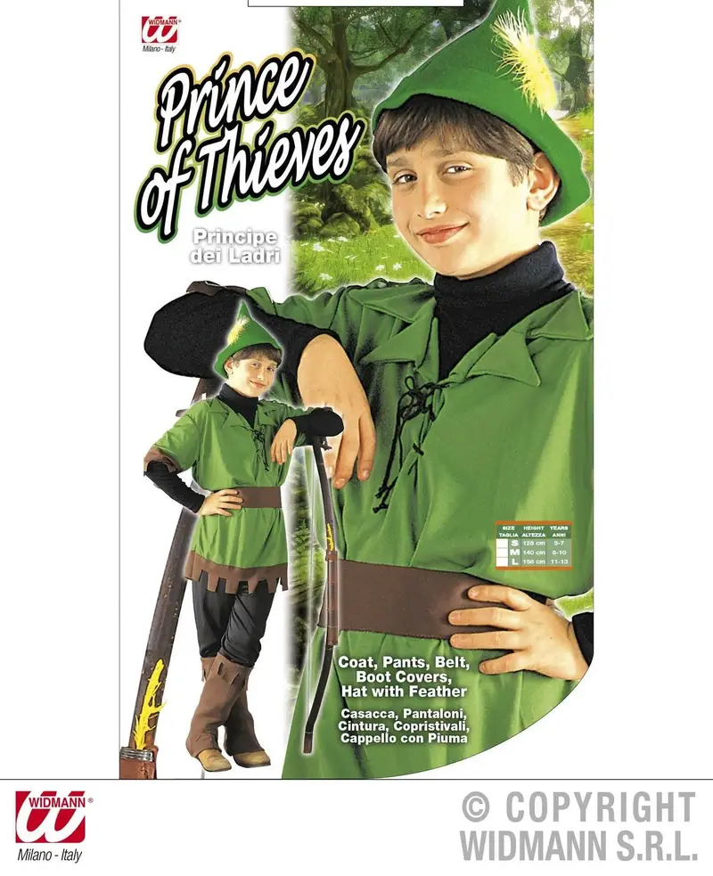 Costume PRINCIPE DEI LADRI bambino