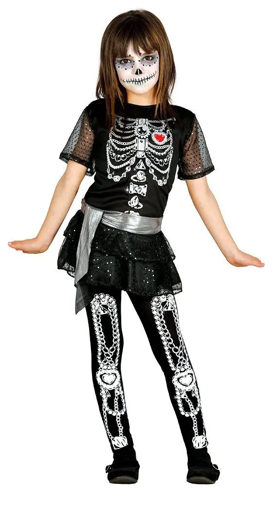 Costume SHINNY SKELETON GLAMOUR