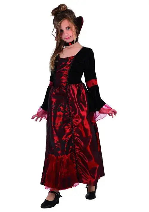 Costume VAMPIRA LUNGO bambina