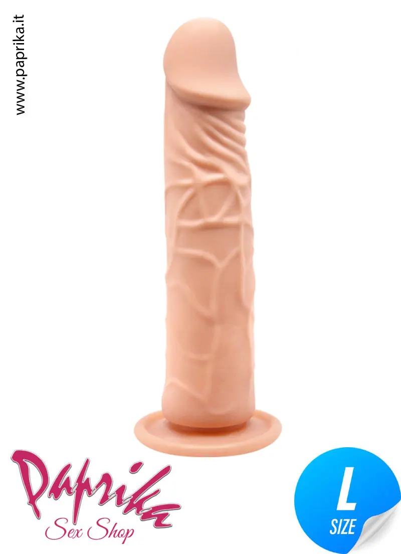 Dildo Fallo Anatomico Ventosa Unisex 18 cm Ø 42 Non Vibrante