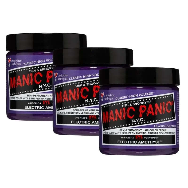 Electric Amethyst – Classic High Voltage 118 ml – Set 3 Vasetti (-15%)