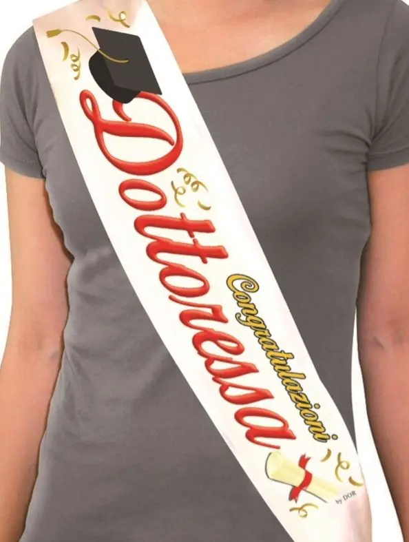 FASCIA CONGRATULAZIONI DOTTORESSA