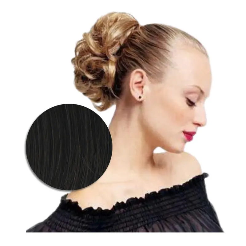 Hairdo Coda Mossa R2 Nero 25cm - coda mossa
