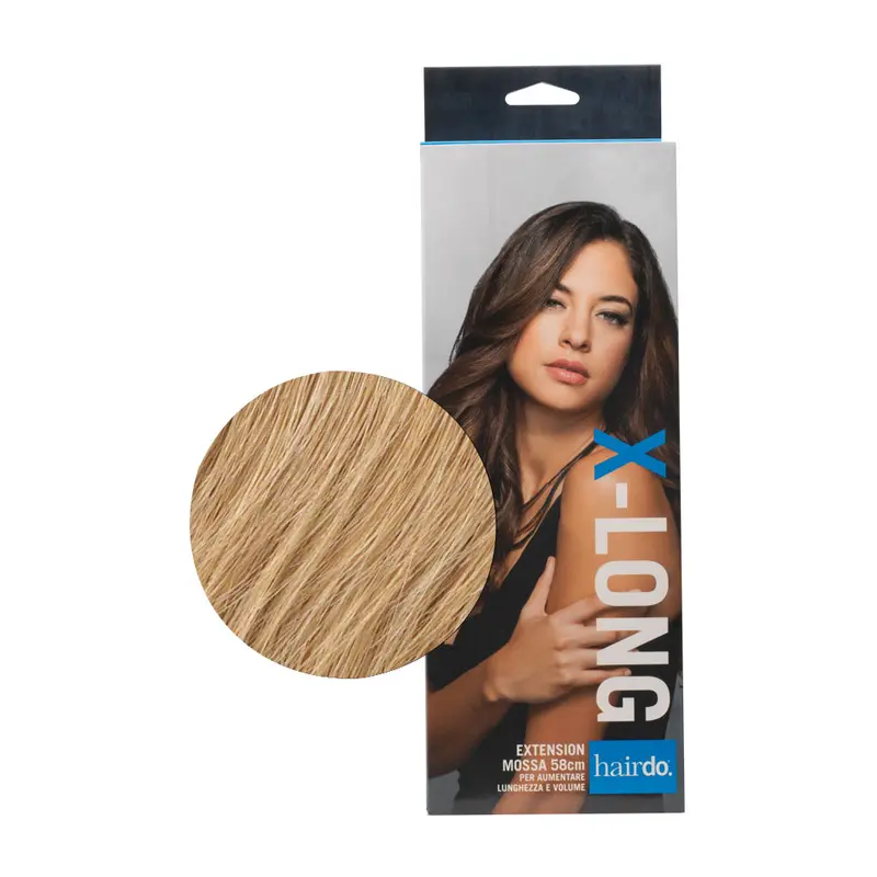 Hairdo Extension Mossa Biondo Medio Ramato 58cm - extension mossa