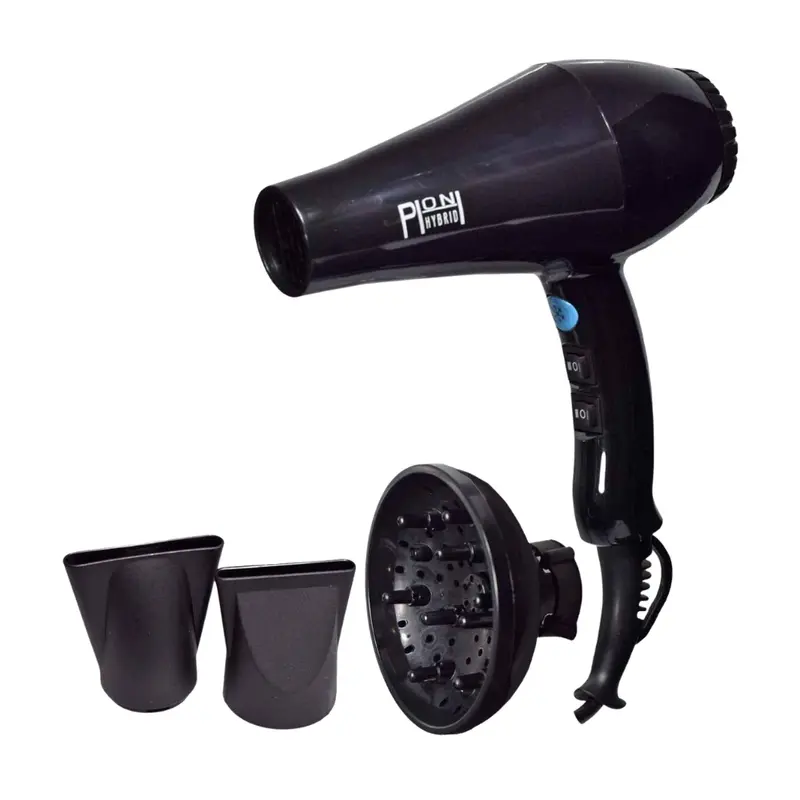 HYBRID Phon Professionale Nero Illusione 2000W + Diffusore