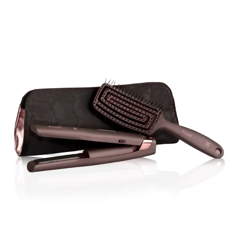 Labor Plum&Go Piastra Cordless e spazzola Kit da viaggio